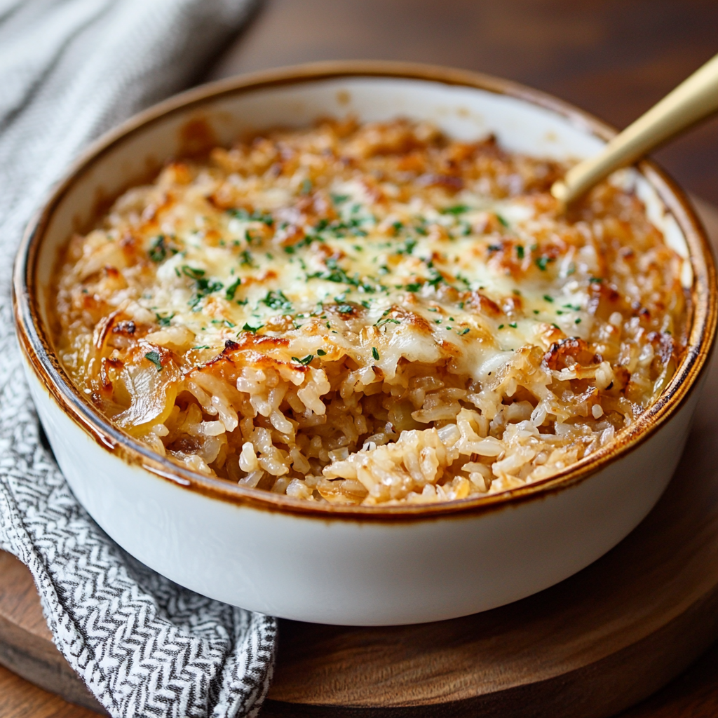 French Onion Soup Rice