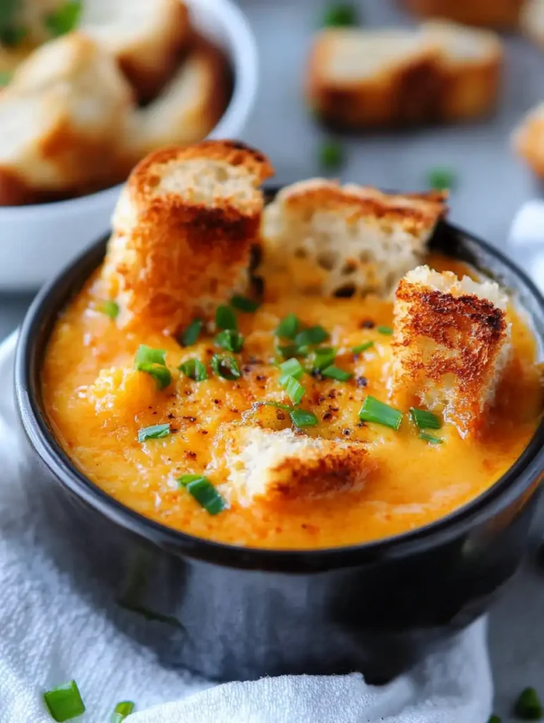 Roasted Red Pepper Gouda Soup