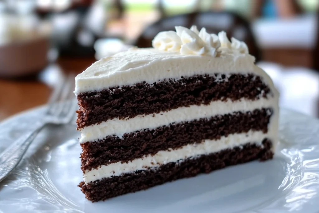  Chocolate Cake with Vanilla Frosting