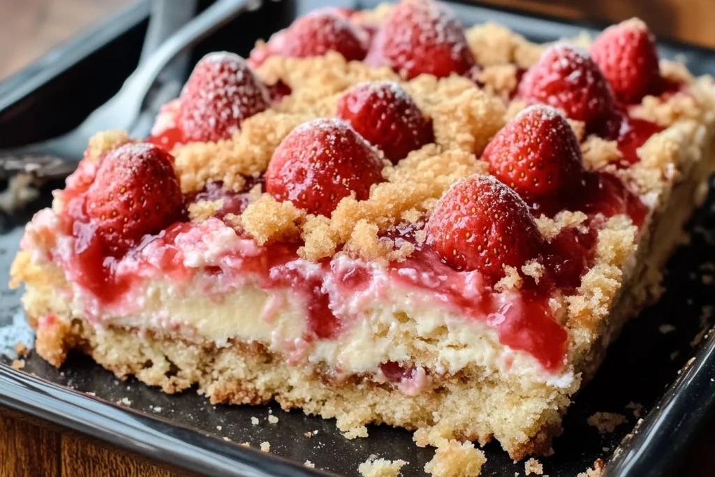 Strawberry Cheesecake Dump Cake - Quick & Tasty Recipe